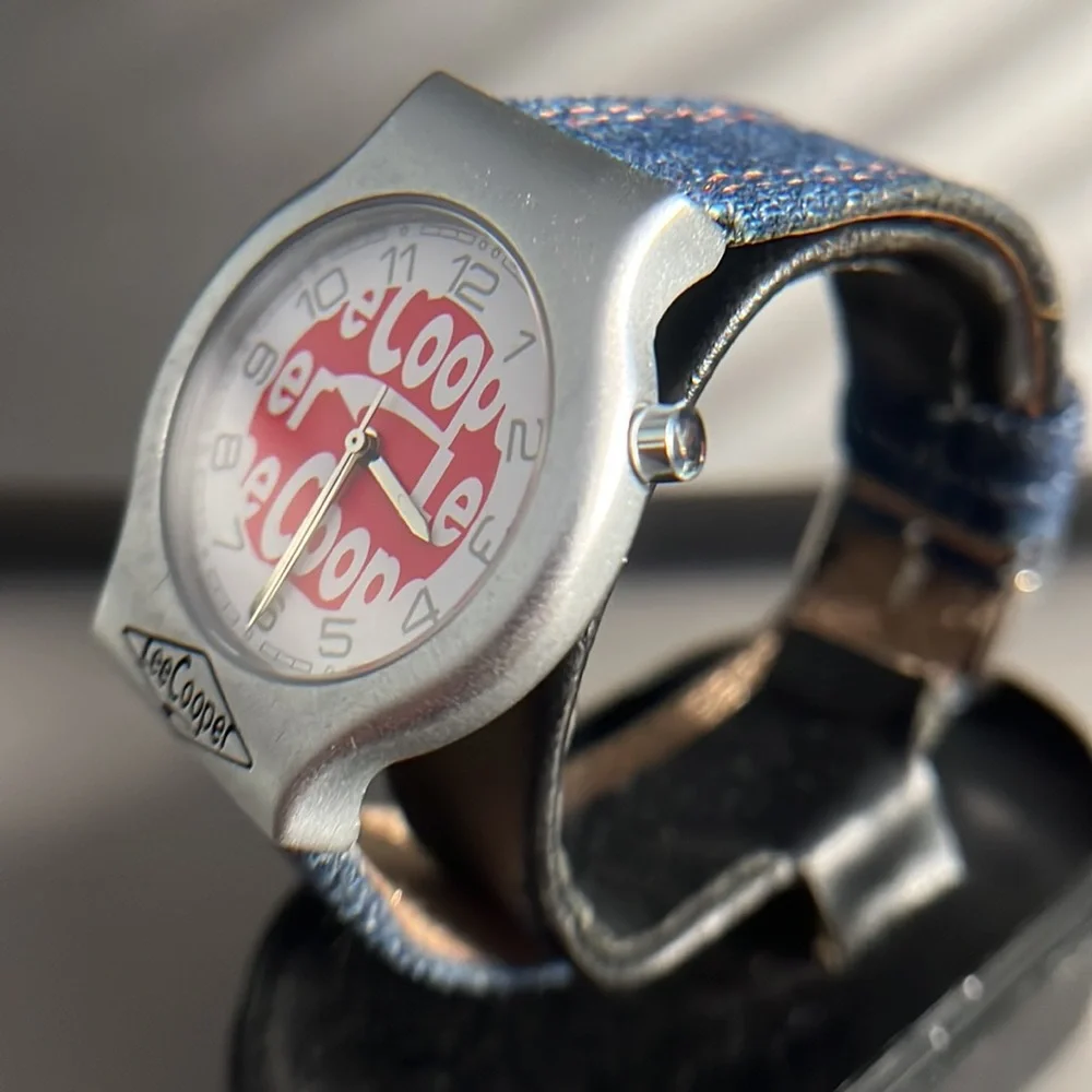 Lee Cooper Original Colour Time Watch - Denim Band